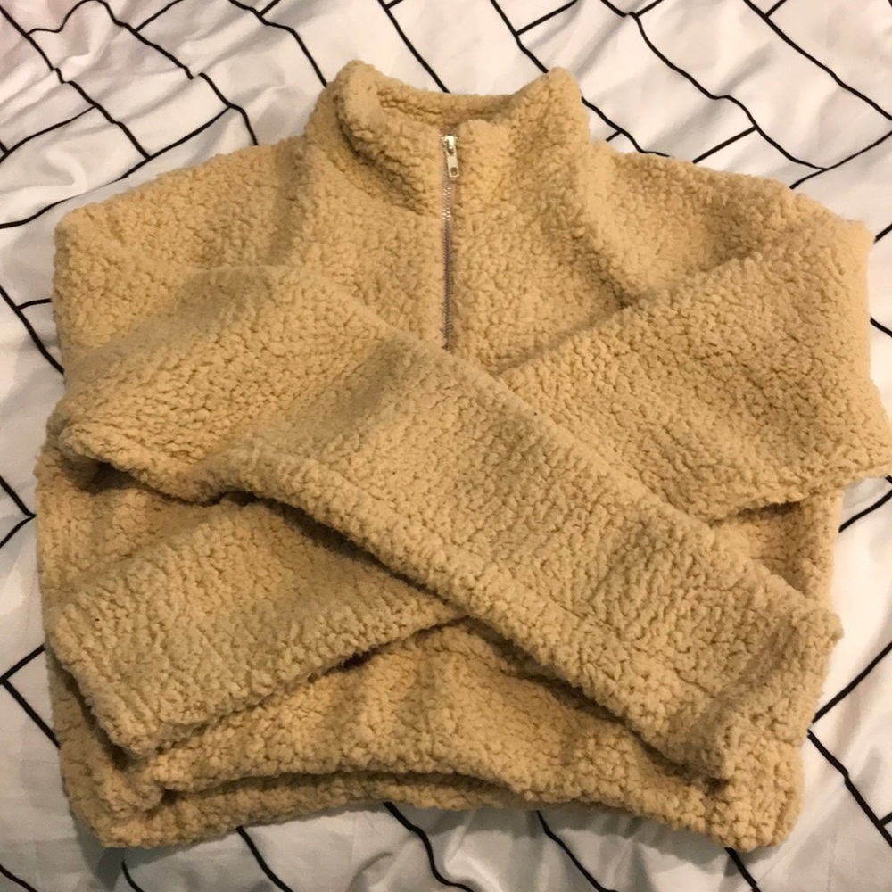 Teddy Bear Half Zip